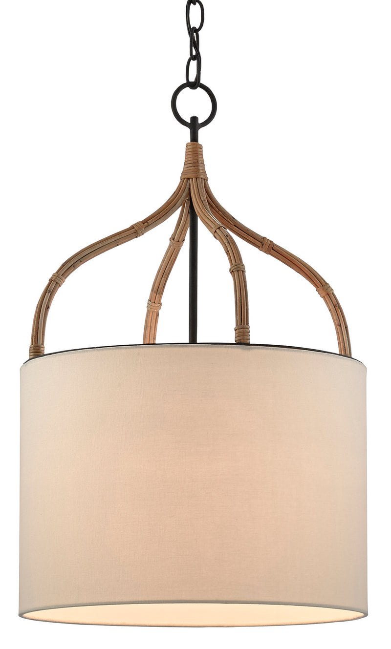 Currey and Company - 9000-0445 - One Light Pendant - Blacksmith/Natural