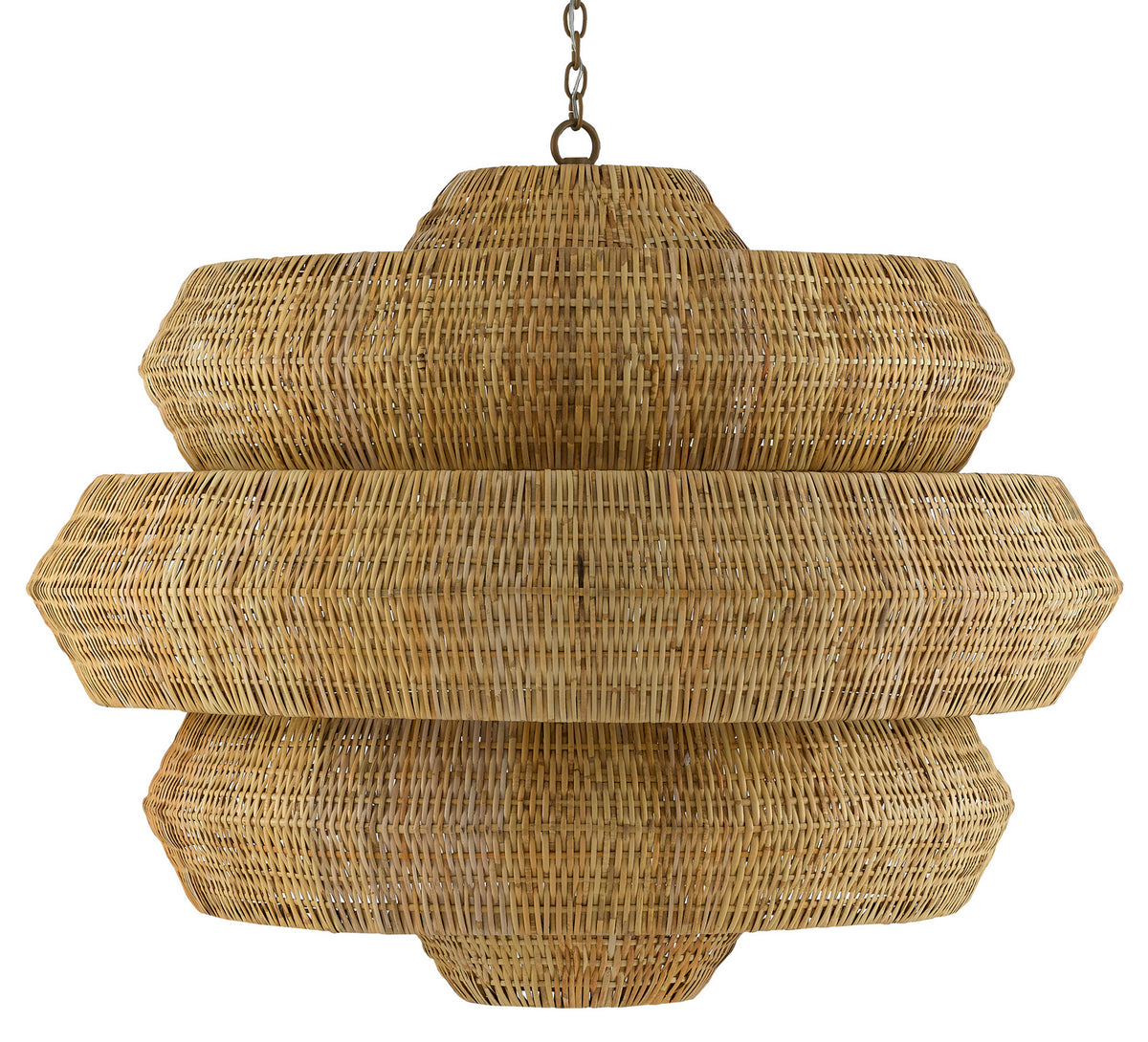 Currey and Company - 9000-0496 - 18 Light Chandelier - Antibes Collection - Natural/Khaki