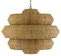 Currey and Company - 9000-0496 - 18 Light Chandelier - Antibes Collection - Natural/Khaki