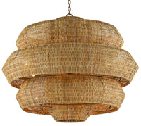 Currey and Company - 9000-0496 - 18 Light Chandelier - Antibes Collection - Natural/Khaki