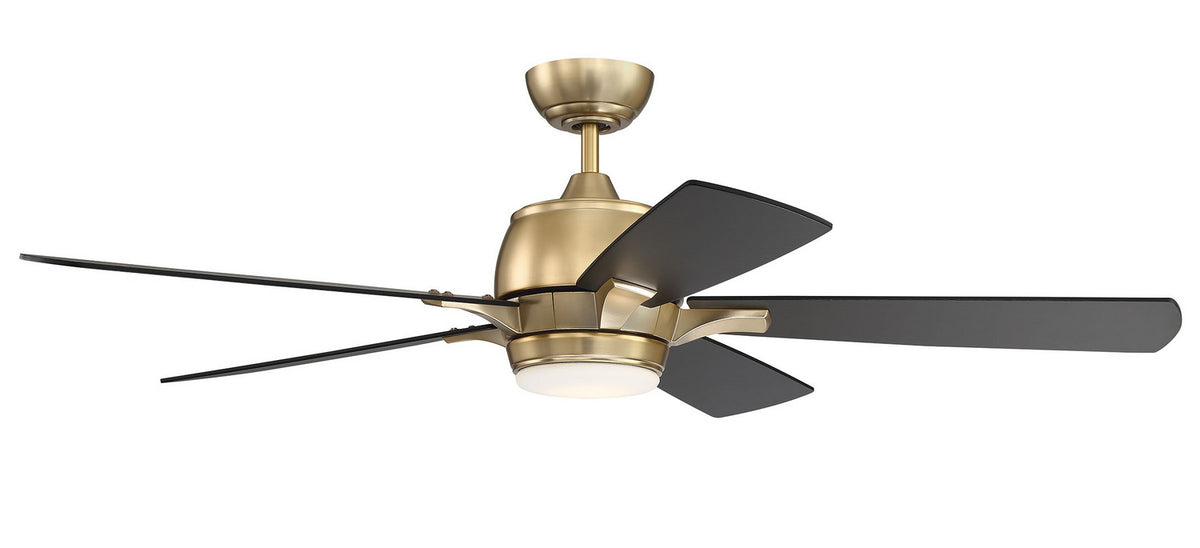 Craftmade - STE52SB5 - 52" Ceiling Fan - Stellar - Satin Brass
