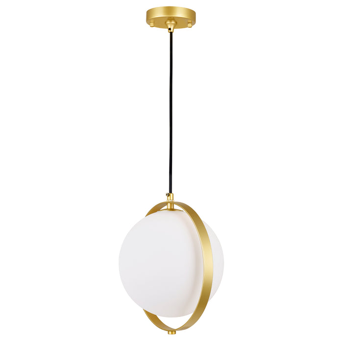 CWI Lighting LED Mini Pendant from the Da Vinci collection in Medallion Gold finish