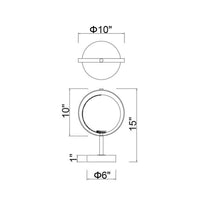 CWI Lighting - 1153T10-1-169 - LED Table Lamp - Da Vinci - Medallion Gold