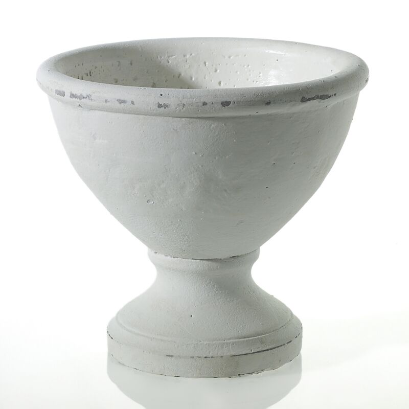 Design Shop White Benoit Compote, 8" X 7.25"