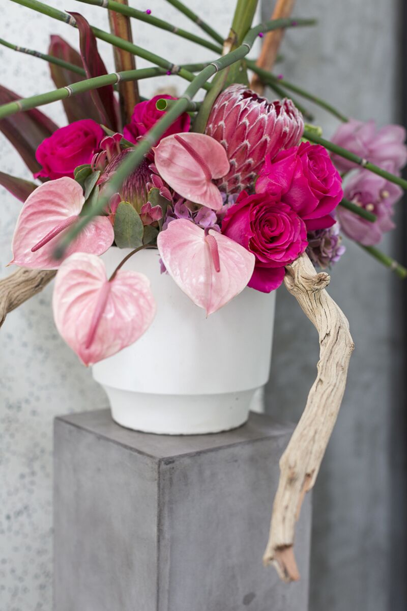 Design Shop White Glendale Collection Pot, 8.5" X 8".