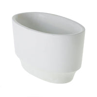 Design Shop White Glendale Collection Boat, 9" X 4.75".