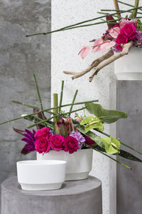Design Shop White Glendale Collection Boat, 9" X 4.75".