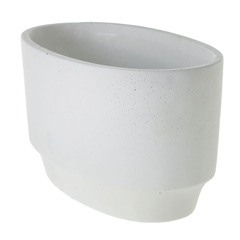 Design Shop White Glendale Collection Boat, 12" X 6".