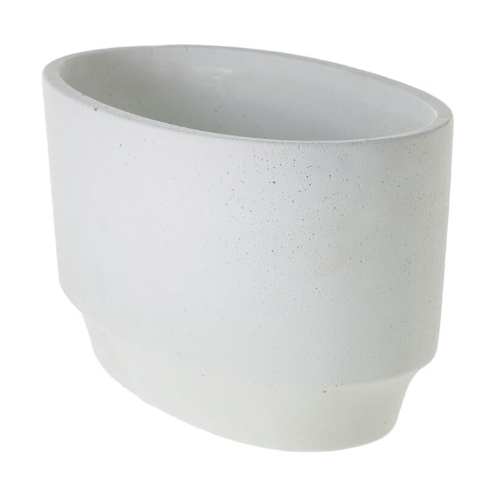 Design Shop White Glendale Collection Boat, 12" X 6".