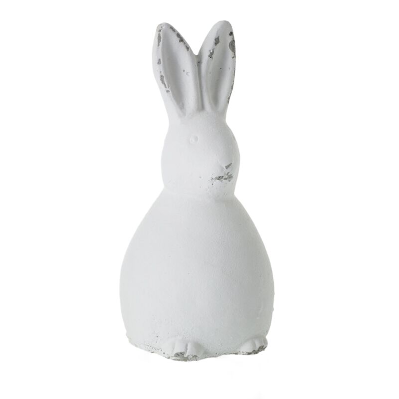 Design Shop White Doe Statue, 2.25" X 4.75", Set of 4.