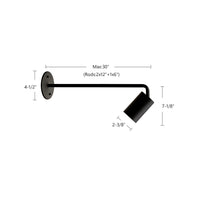 Kuzco Lighting - 81751-BK - One Light Track Lighting - Barclay - Black