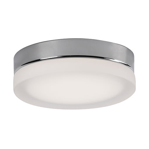 Kuzco Lighting - FM3511-CH/FR - LED Flush Mount - Bedford - Chrome/Frosted