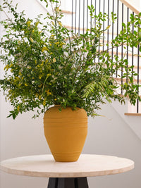 Design Shop Ochre Dreamer Vase, 14" X 18".