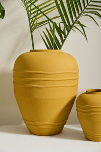 Design Shop Ochre Dreamer Vase, 14" X 18".