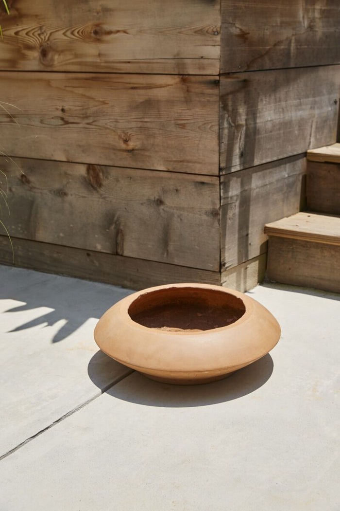 Design Shop Terracotta Avana Stacking Planter Single, 15.5" X 5".