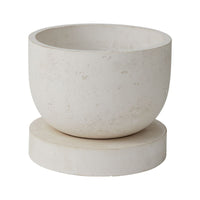 Design Shop White Archer Planter, 12.25" X 10.75".