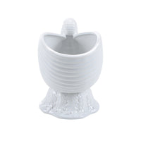 Wildwood Concha Cachepot - White