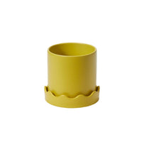 Design Shop Pissaro Pot with Saucer 6"x 5.75", Set of 2