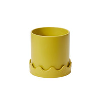 Design Shop Pissaro Pot with Saucer 7.5"x 7.25", Set of 2