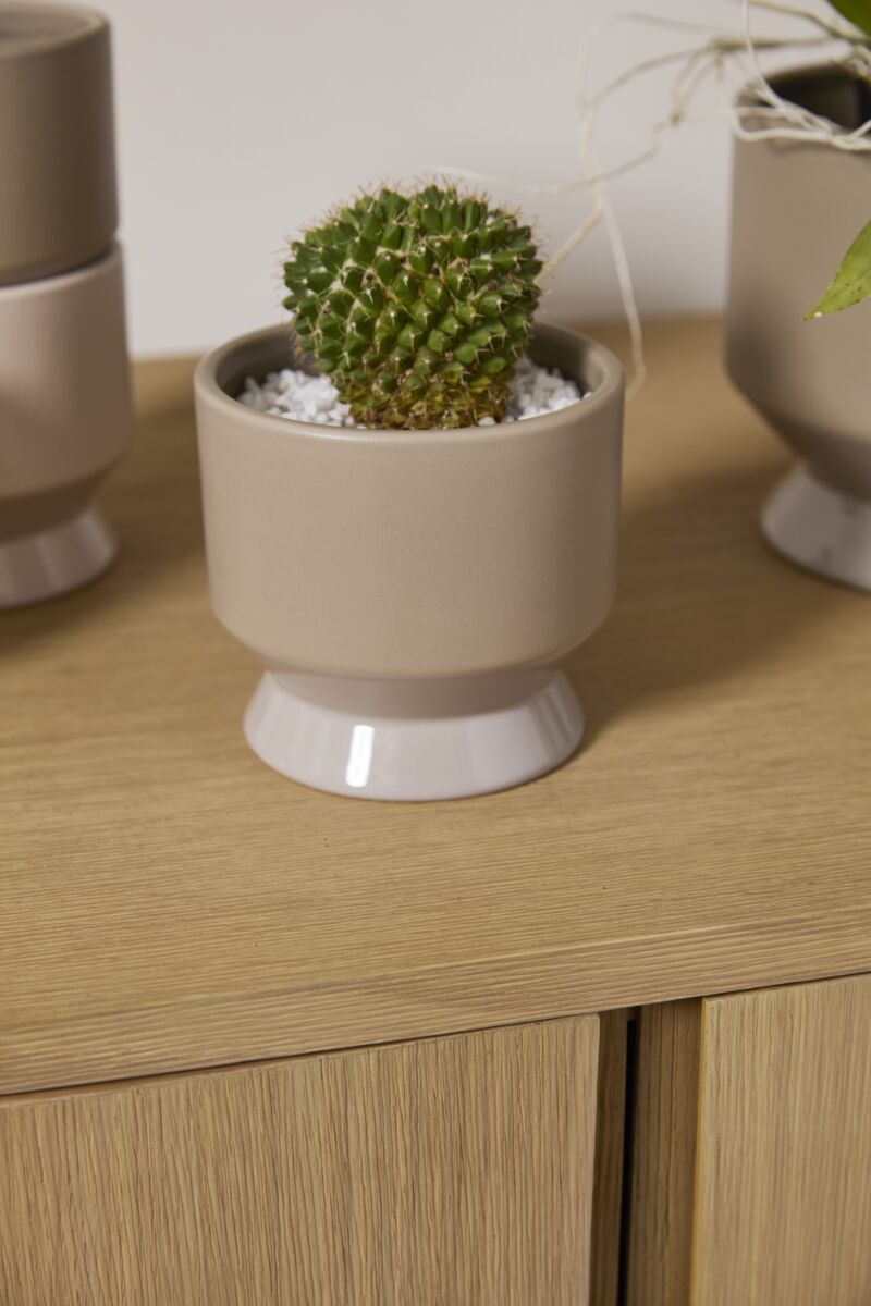 Design Shop Neutral Pasadena Pot 4.5"x 4.25", Set of 4
