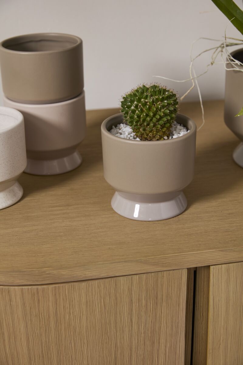 Design Shop Neutral Pasadena Pot 4.5"x 4.25", Set of 4