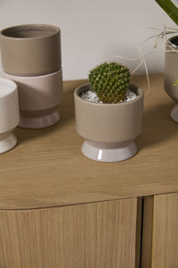 Design Shop Neutral Pasadena Pot 4.5"x 4.25", Set of 4