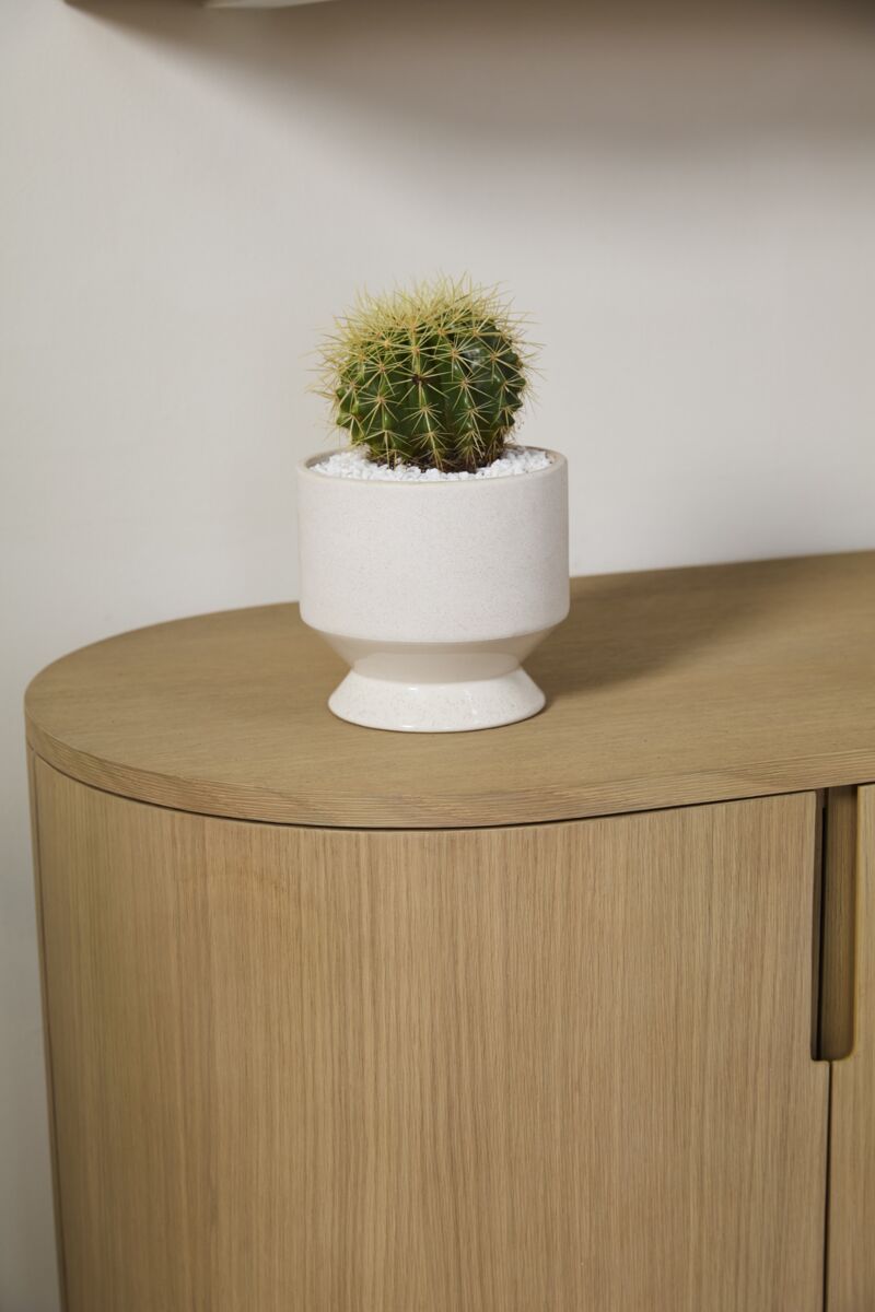Design Shop Neutral Pasadena Pot 6.25"x 6", Set of 2