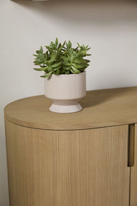 Design Shop Neutral Pasadena Pot 6.25"x 6", Set of 2
