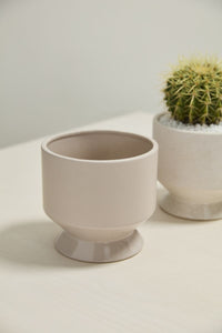 Design Shop Neutral Pasadena Pot 6.25"x 6", Set of 2