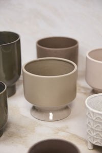 Design Shop Neutral Pasadena Pot 6.25"x 6", Set of 2