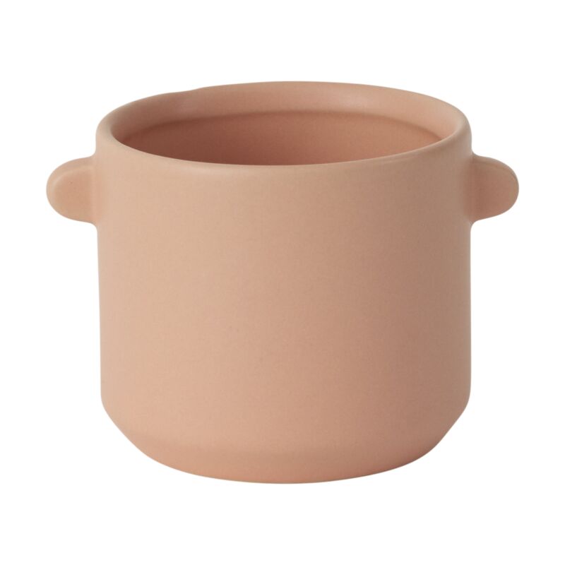 Design Shop Coral Jamye Pot, 4" X 2.75", Set of 4.