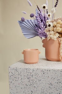 Design Shop Coral Jamye Pot, 4" X 2.75", Set of 4.