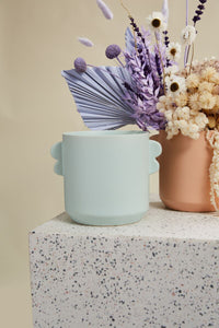 Design Shop Mint Jamye Pot, 6.5" X 5", Set of 2.