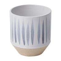 Design Shop Blue Cyra Pot, 3" X 3.25", Set of 4.
