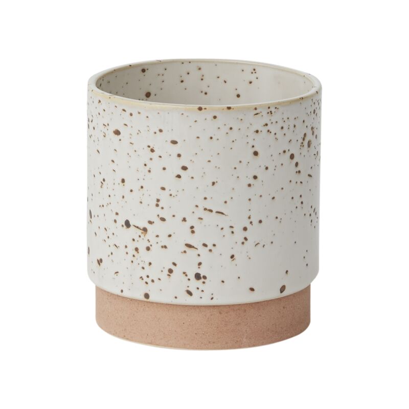 Design Shop White Briar Pot, 5" X 5.25"