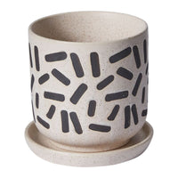 Design Shop Sundae Pot with Saucer 5.75"x 5.5"