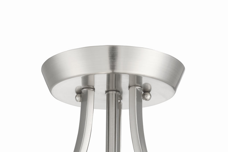 Craftmade - 41952-BNK-CS - Two Light Semi Flush Mount Convertible - Grace - Brushed Polished Nickel