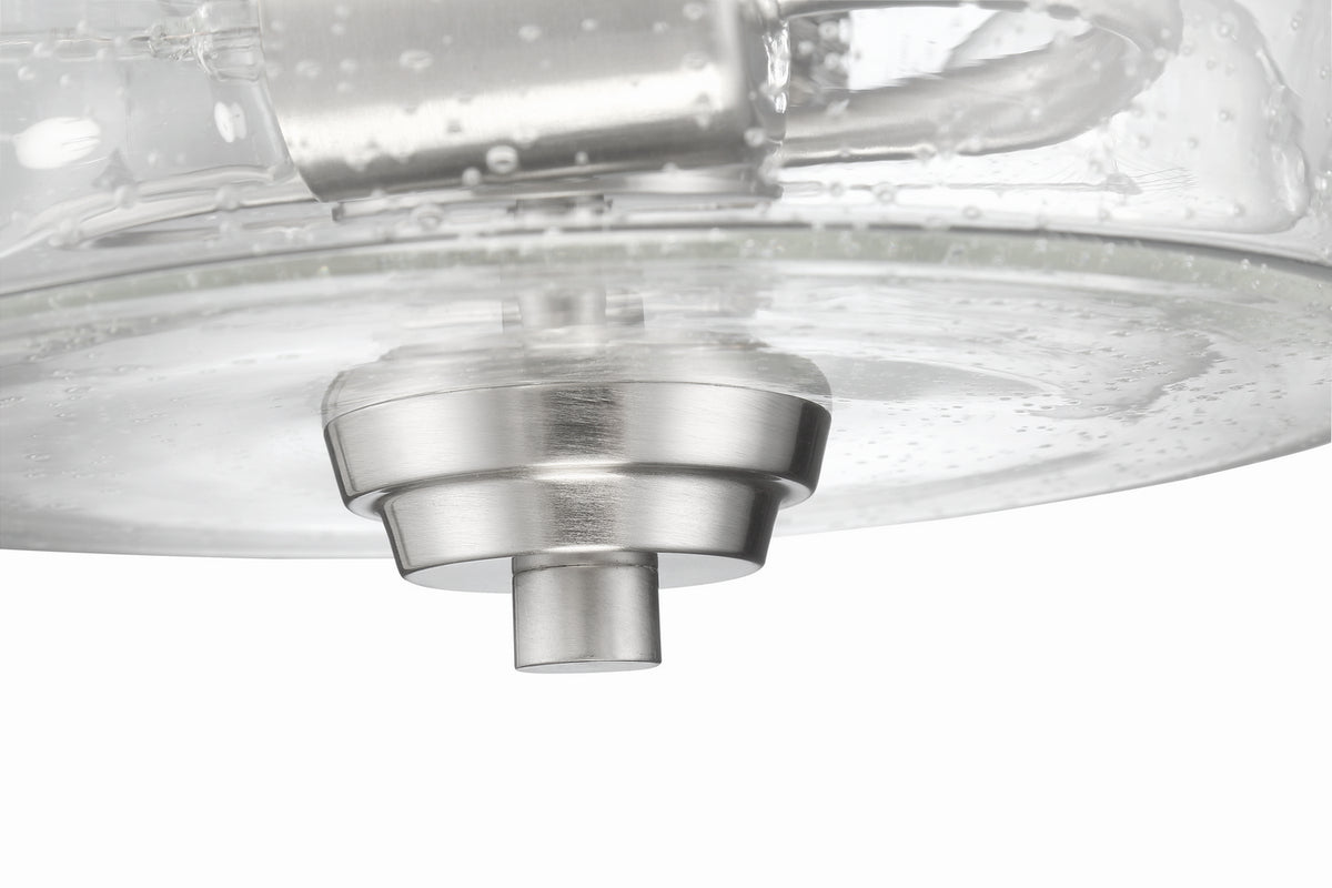 Craftmade - 41952-BNK-CS - Two Light Semi Flush Mount Convertible - Grace - Brushed Polished Nickel