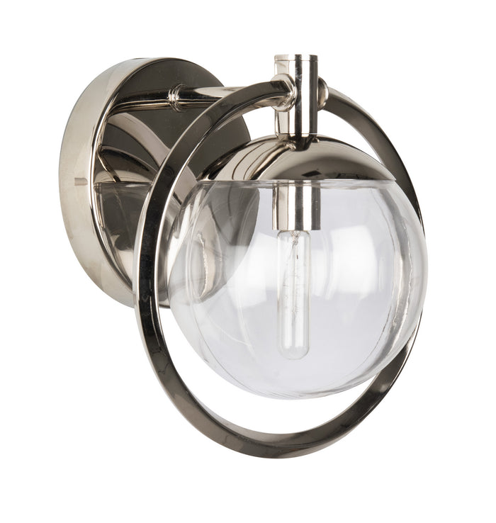 Craftmade One Light Vanity from the Piltz collection in Polished Nickel finish