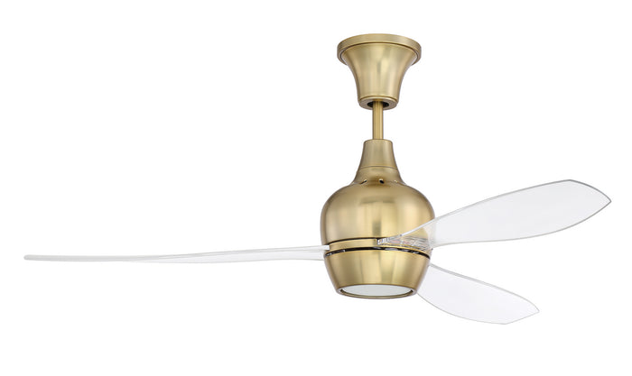 Craftmade 52"Ceiling Fan from the Bordeaux collection in Satin Brass finish