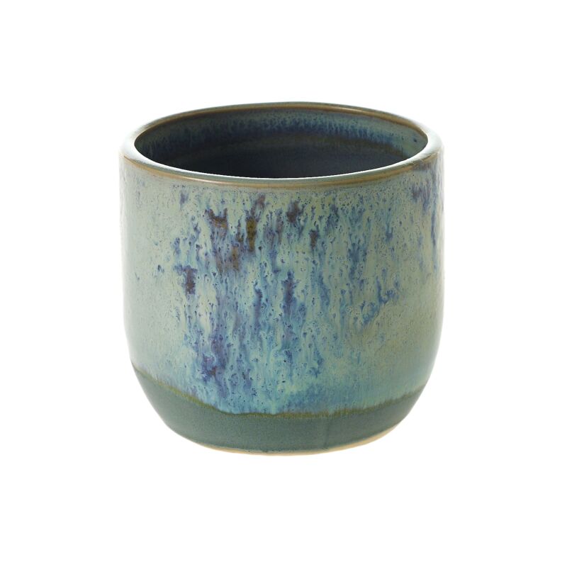 Design Shop Green Caribe Pot, 4.5" X 4", Set of 2.