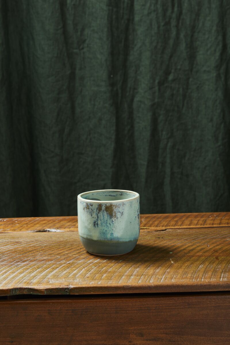 Design Shop Green Caribe Pot, 4.5" X 4", Set of 2.