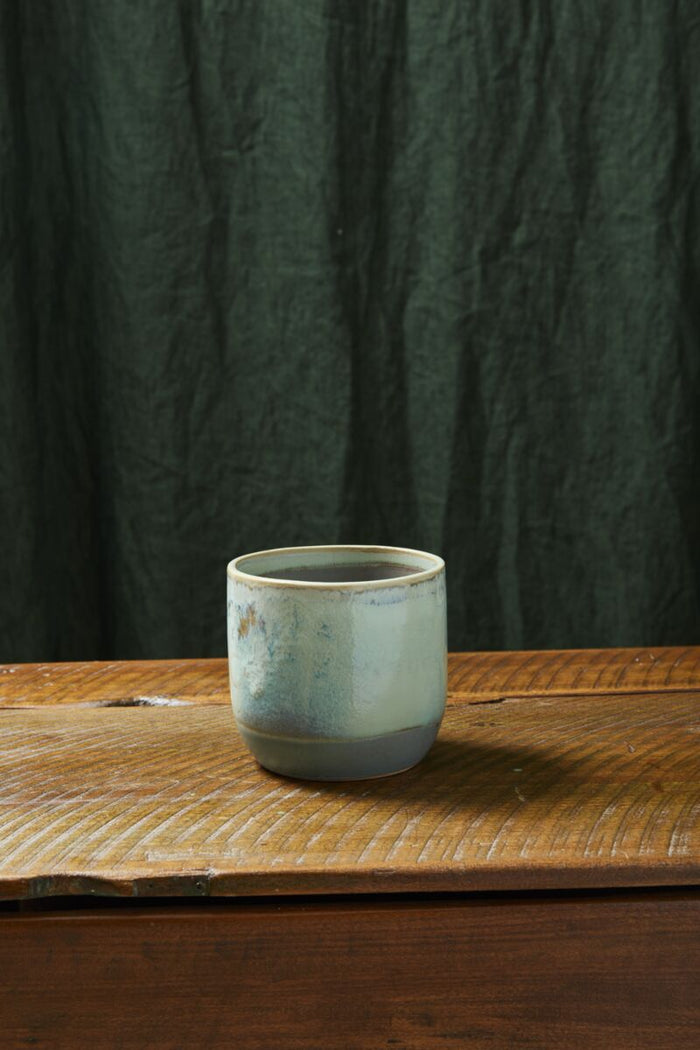 Design Shop Green Caribe Pot, 5.25" X 4.75", Set of 2.