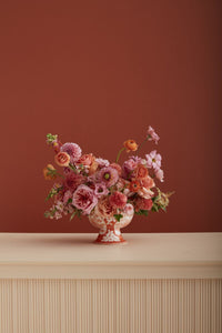 Design Shop Coral Elodie Collection Compote, 8" X 5.75".
