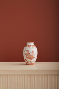 Design Shop Coral Elodie Collection Vase, 9.25" X 14".