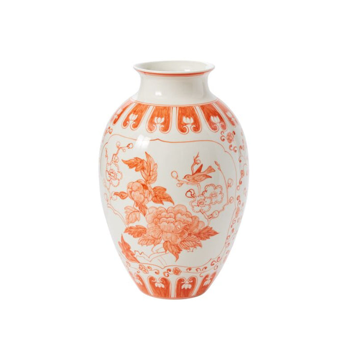 Design Shop Coral Elodie Collection Vase, 9.25" X 14".
