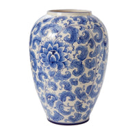 Design Shop Blue Elodie Collection Vase, 13.25" X 18.5"