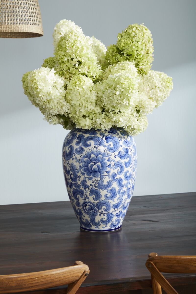 Design Shop Blue Elodie Collection Vase, 13.25" X 18.5"