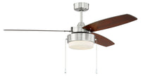 Craftmade - INT52BNK3 - 52" Ceiling Fan - Intrepid - Brushed Polished Nickel