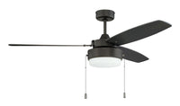 Craftmade - INT52ESP3 - 52" Ceiling Fan - Intrepid - Espresso